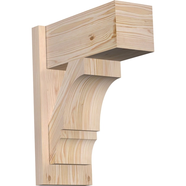 Ekena Millwork Balboa Block Smooth Outlooker, Douglas Fir, 7 1/2"W x 16"D x 20"H OUT08X16X20BOA05SDF - main